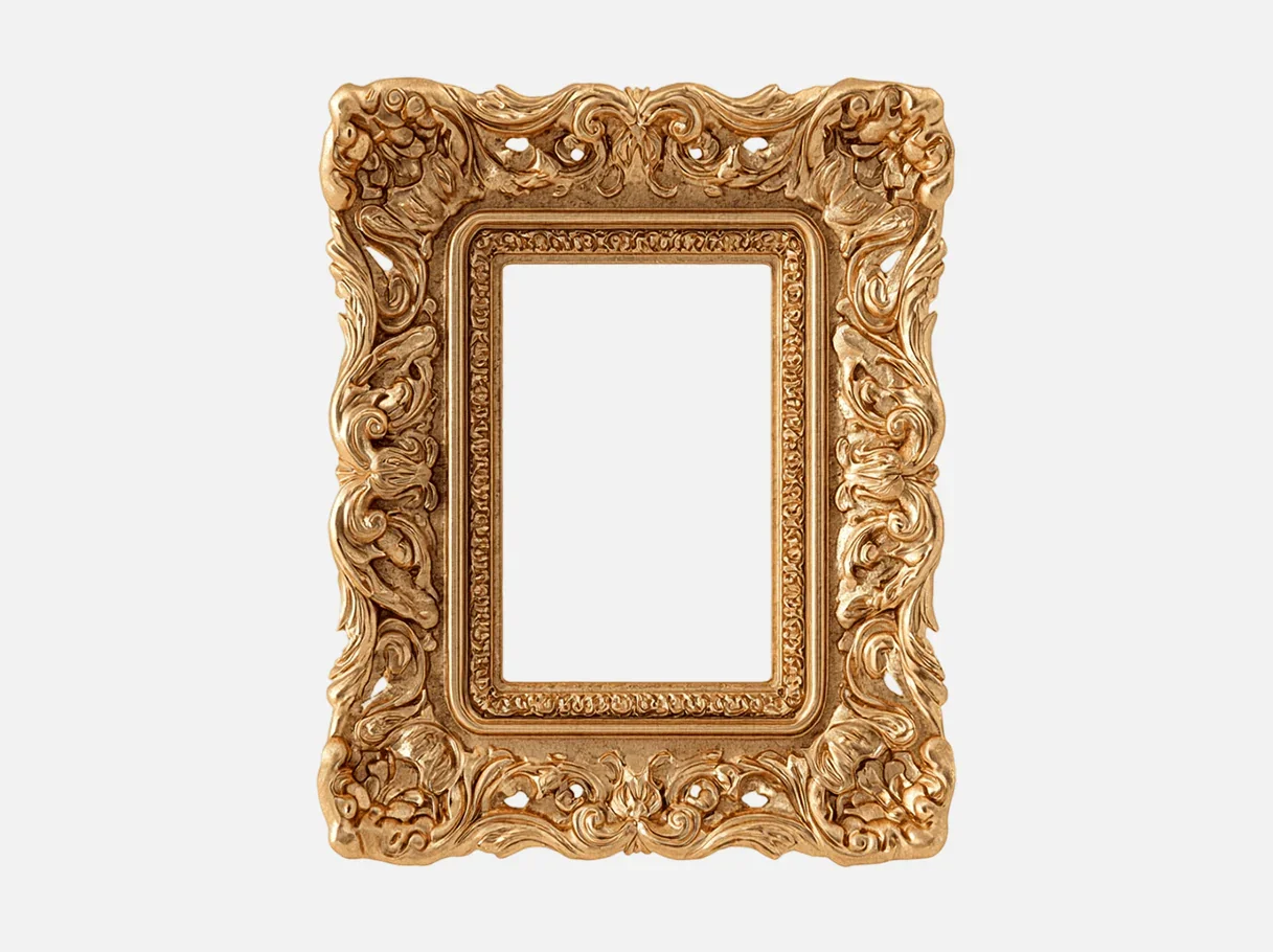 Photo Frame Gold Ornate