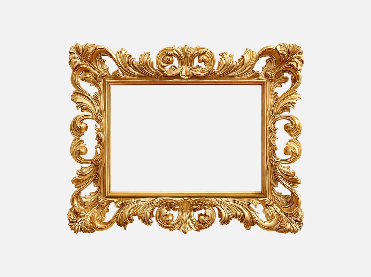 Photo Frame Golden Baroque